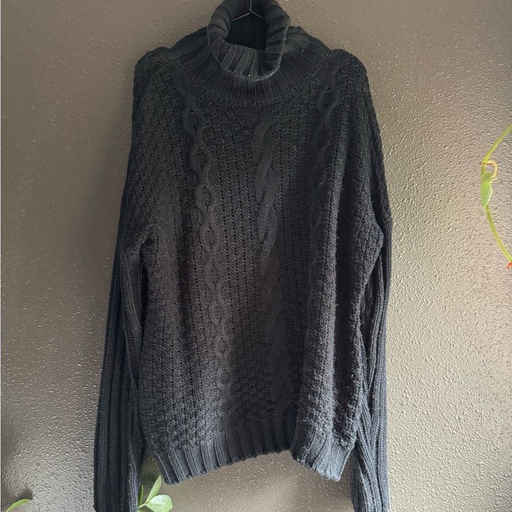 Oversized Knit Turtleneck